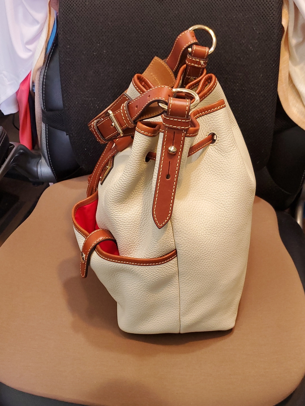 Dooney Pebble Pocket Drawstring - Picture 5 of 11